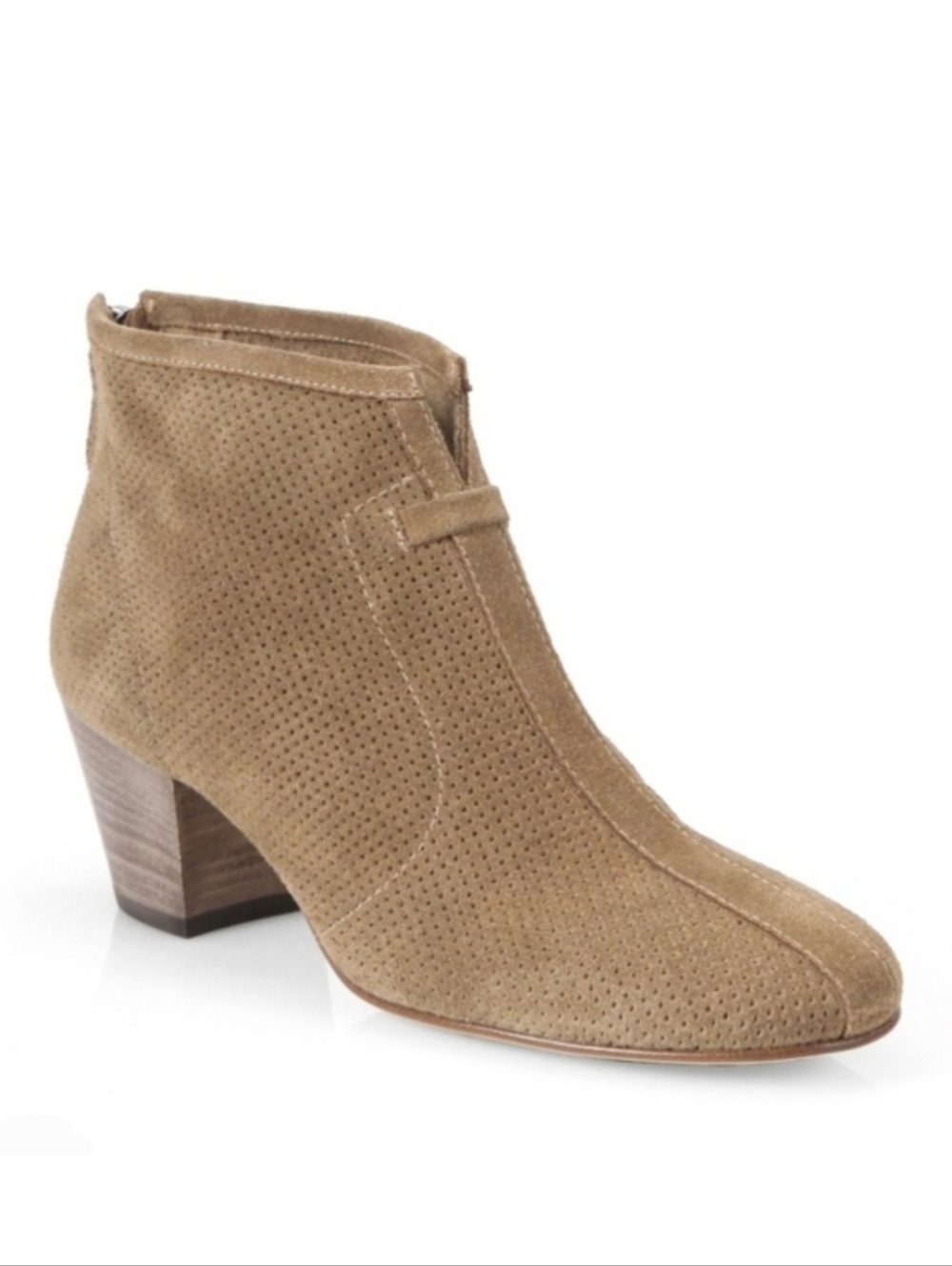 AQUATALIA Perforated Ankle Booties Xcellent Heeled Boots US 8